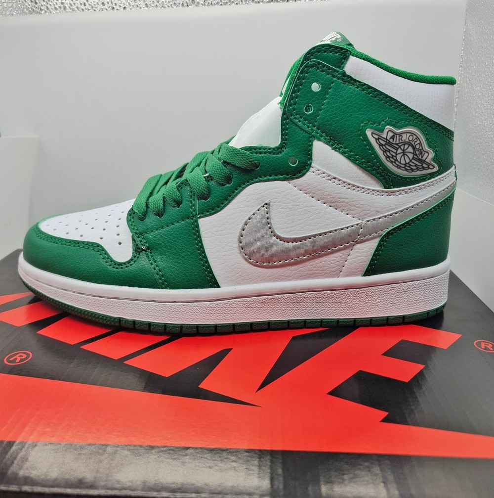 Men's Running Weapon Air Jordan 1 Green/White Shoes 319 Men's Running Weapon Air Jordan 1 Green/White Shoes 319
